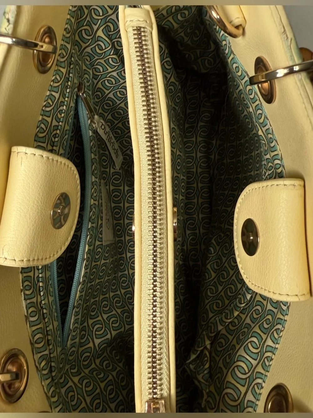 Spartina 449 Pearl Bamboo Chic Satchel Straw Woven Handbag